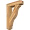 Ekena Millwork Funston Craftsman Rough Sawn Bracket w/ Offset Brace, Western Red Cedar, 8"W x 32"D x 44"H BKT0806X32X44FST04RWR - alternate 1